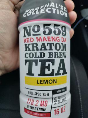 Love these cold brew kratom tea bottles. I like to cut them with regular tea. There are plenty of servings in the bottle!