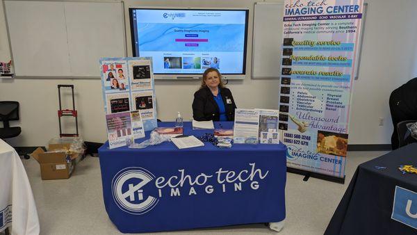 echo tech imaging at the Smith Chason career fair.