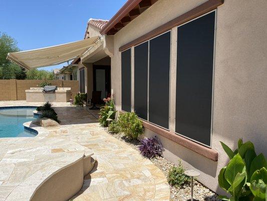 Sun screens done at 90% black