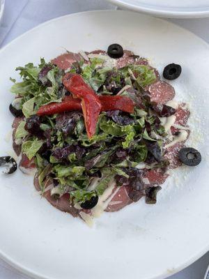 Beef carpaccio