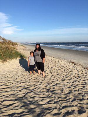 On the beach