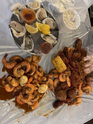 Get Your Feet Wet , Oysters and Shrimp