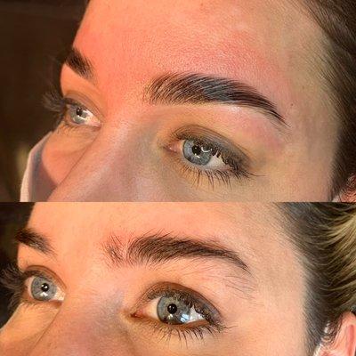 Brow Lamination +.Wax