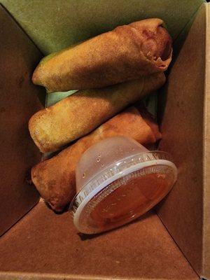 Egg rolls.