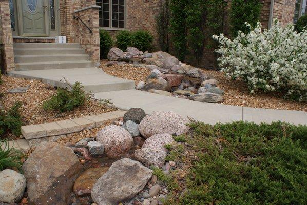 Pondless Water Feature  5/10/08