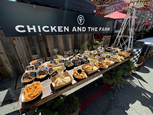 Chicken and the farm at the 2024 Toyota/Save Mart 350 at Sonoma Raceway