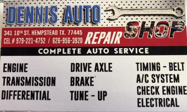 Dennis Auto Repair Shop