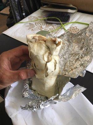 Because that's how you wrap a burrito...