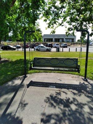 Coolest swinging benches