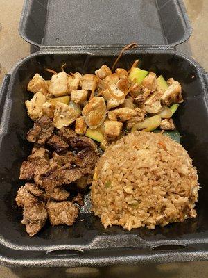 9. Hibachi Steak and Chicken