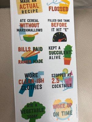 These Adultng stickers are my vibe right now.