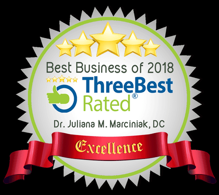 Peak Performance Chiropractic was awarded with the Three Best Award for 2018!