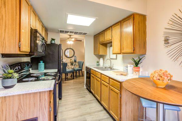 Kitchen facing Dining Area