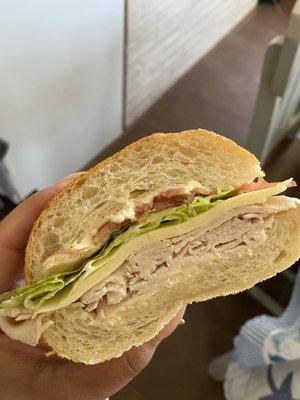 Turkey and cheese