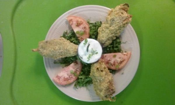 Stuffed jalapenos! Delish