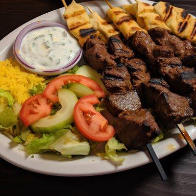 Shish Kabob Platter