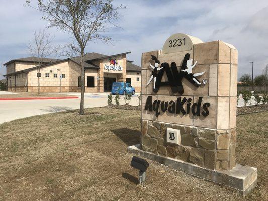 Welcome to AquaKids in McKinney! This view is taken from Bahnman Dr. We are 1/4 mile South of the intersection of Stonebridge/El Dorado.