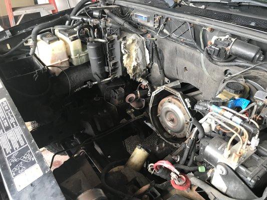 replacing engine on a Ford Ranger