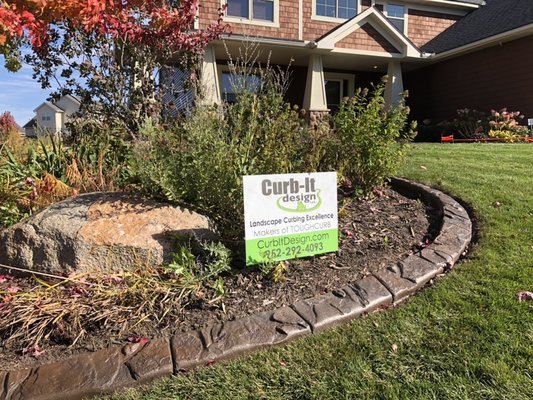 Continues Natural Stone Curbing!