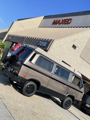 Vanagon at the Maxed Performance Office | Shop