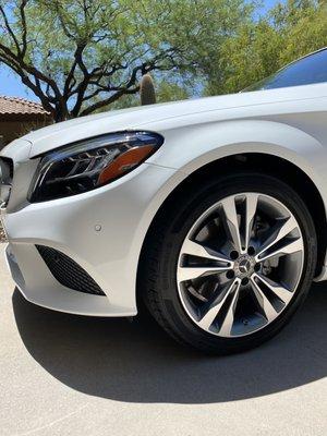 (Front Side) 2019 Mercedes C300 - Maintenance Detail