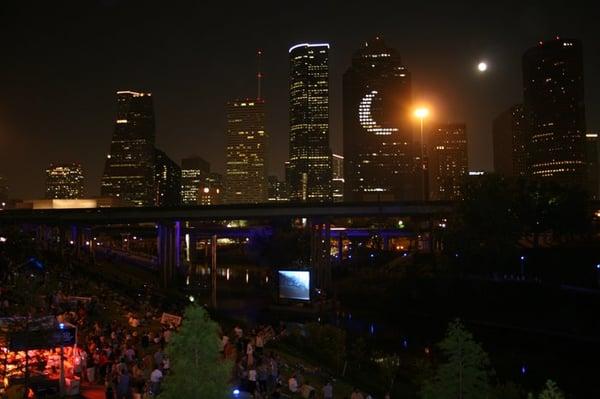 Floating Cinema on the Bayou