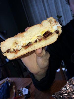 Bacon, egg, cheese