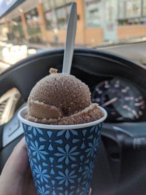 Chocolate ice