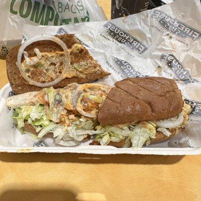 Spicy Cajun Chicken sub (4/14/2023)