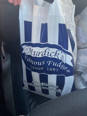 Murdick's Famous Fudge Bag