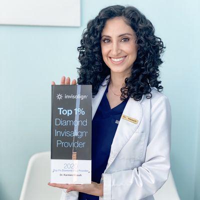 Dr Massih is a Top 1% Diamond Invisalign Provider and the top female provider of Invisalign in the area!