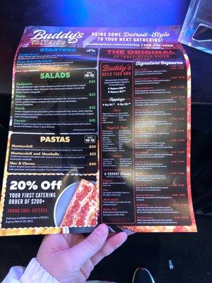 General menu