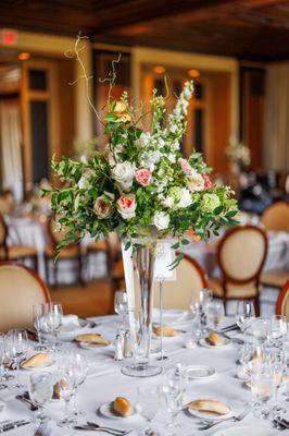 Wedding arrangements at New York Yacht Club, 2023