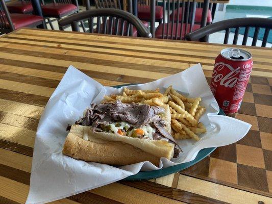 Homemade Italian Beef Sandwich