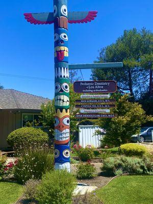 Our very well known totem pole has been around for over 60 years!