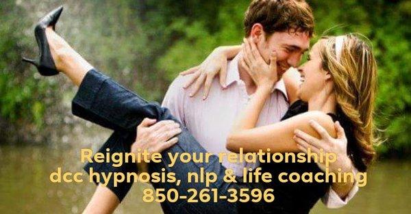 With hypnosis you can reconnect, reignite even restore your relationship to something new again!