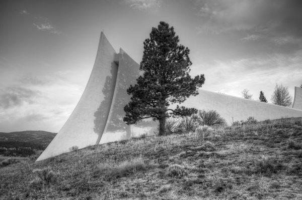 When the chapel was first built, that ponderosa pine was only a few feet tall!