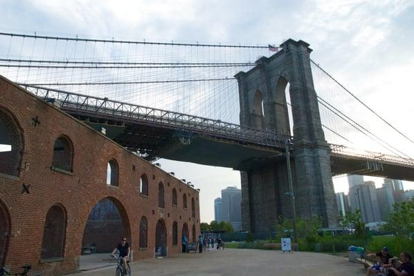 The Brooklyn Bridge, from DUMBO