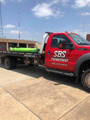 SBS Towing serving Shawnee and surrounding areas. Call 405-273-4271