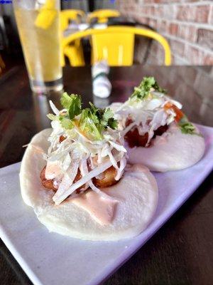 Spicy Fried Chicken Bao Bun - Meh, wasn't a fan unfortunately. Cold chicken, not that spicy & buns were doughy.