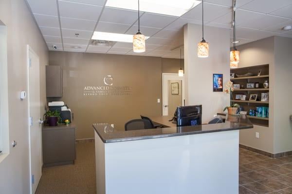 Advanced Cosmetic & Family Dentistry Front Desk Picture