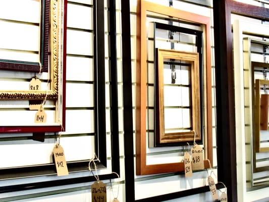 We've got many stylish "ready-made" frames for quick projects at great prices and custom quality.