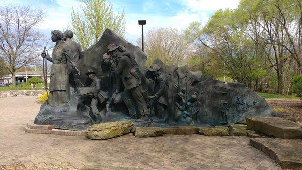 Underground Railroad Sculpture, Battle Creek MI