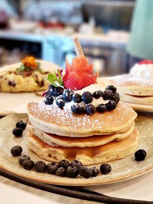 Pancakes with Blueberries -- delicious every time!!