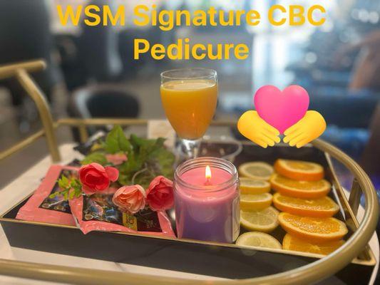 Please! Come enjoy with us WSM Signature CBD Pedicure