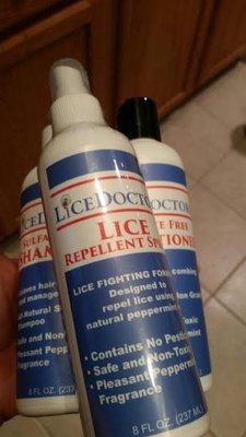 : LiceDoctors products (optional) help to protect you from future lice infestations.