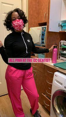 All pink at The DC Dentist