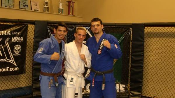 Sensei Wax training with Adam Martinez and Rodrigo Gracie!!!!