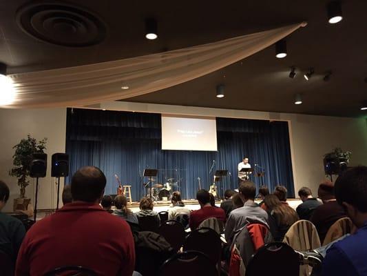 Sunday morning in the word at Antioch Community Church.