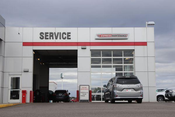 Service Department Entrance